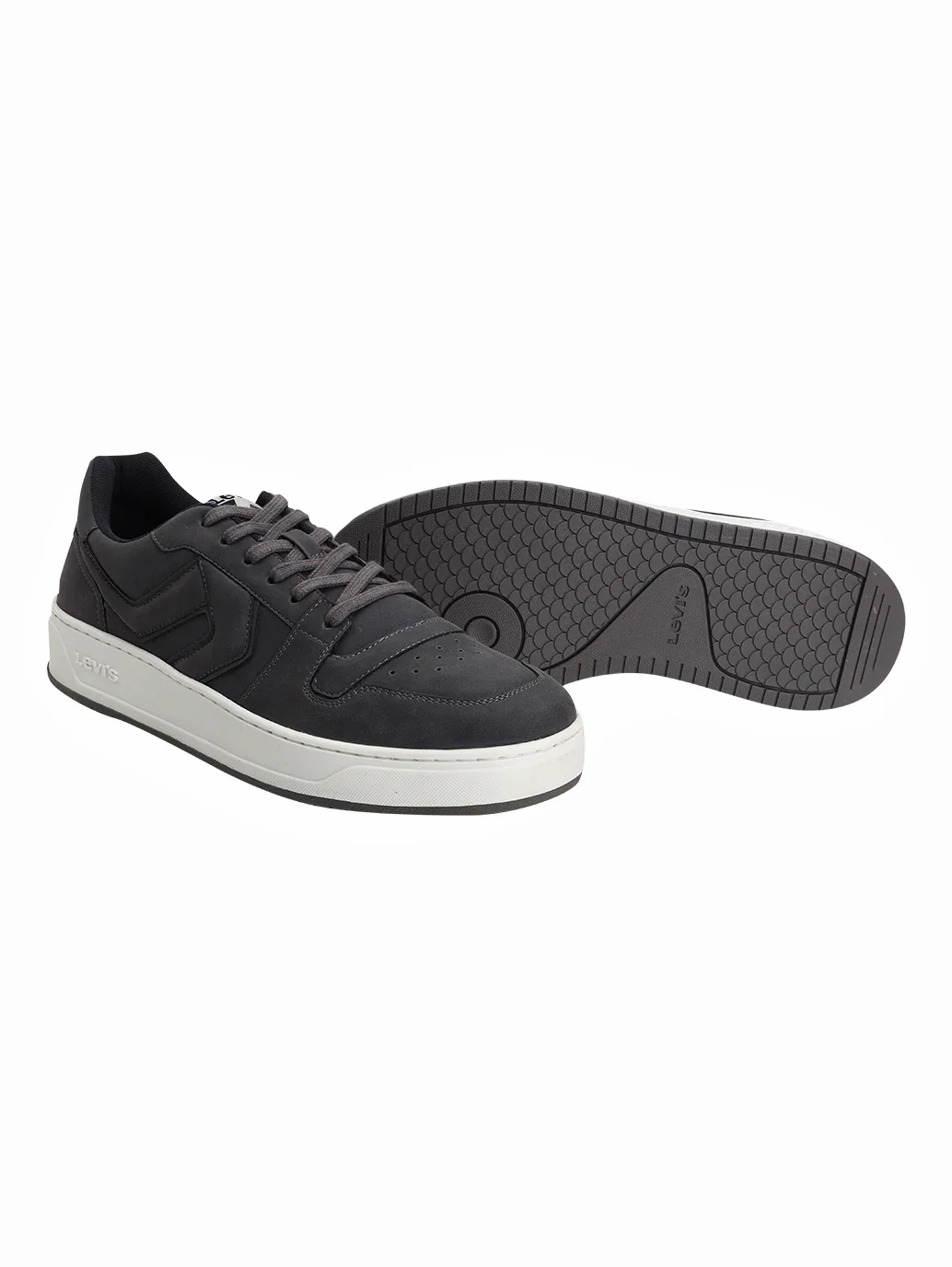 Men's Blue Solid Sneakers - Image 3