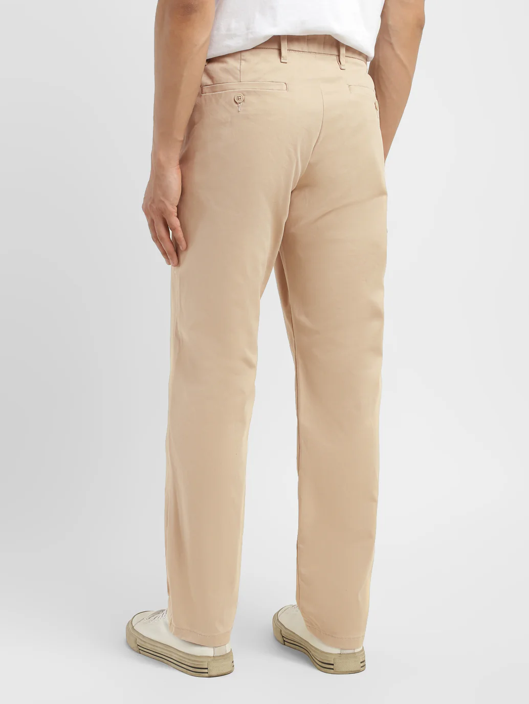 Men's Grey Tapered Chinos - Image 3