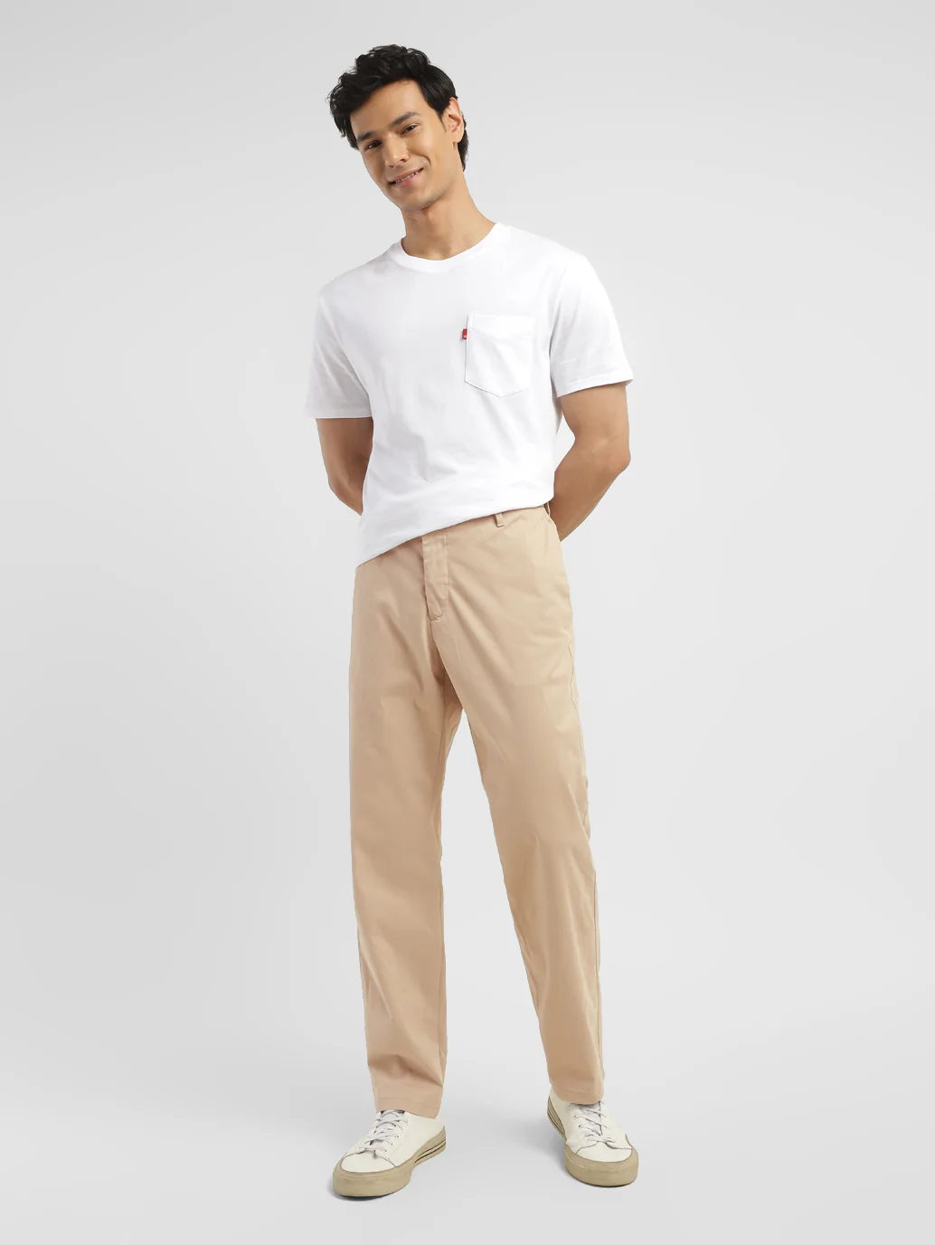 Men's Grey Tapered Chinos - Image 7