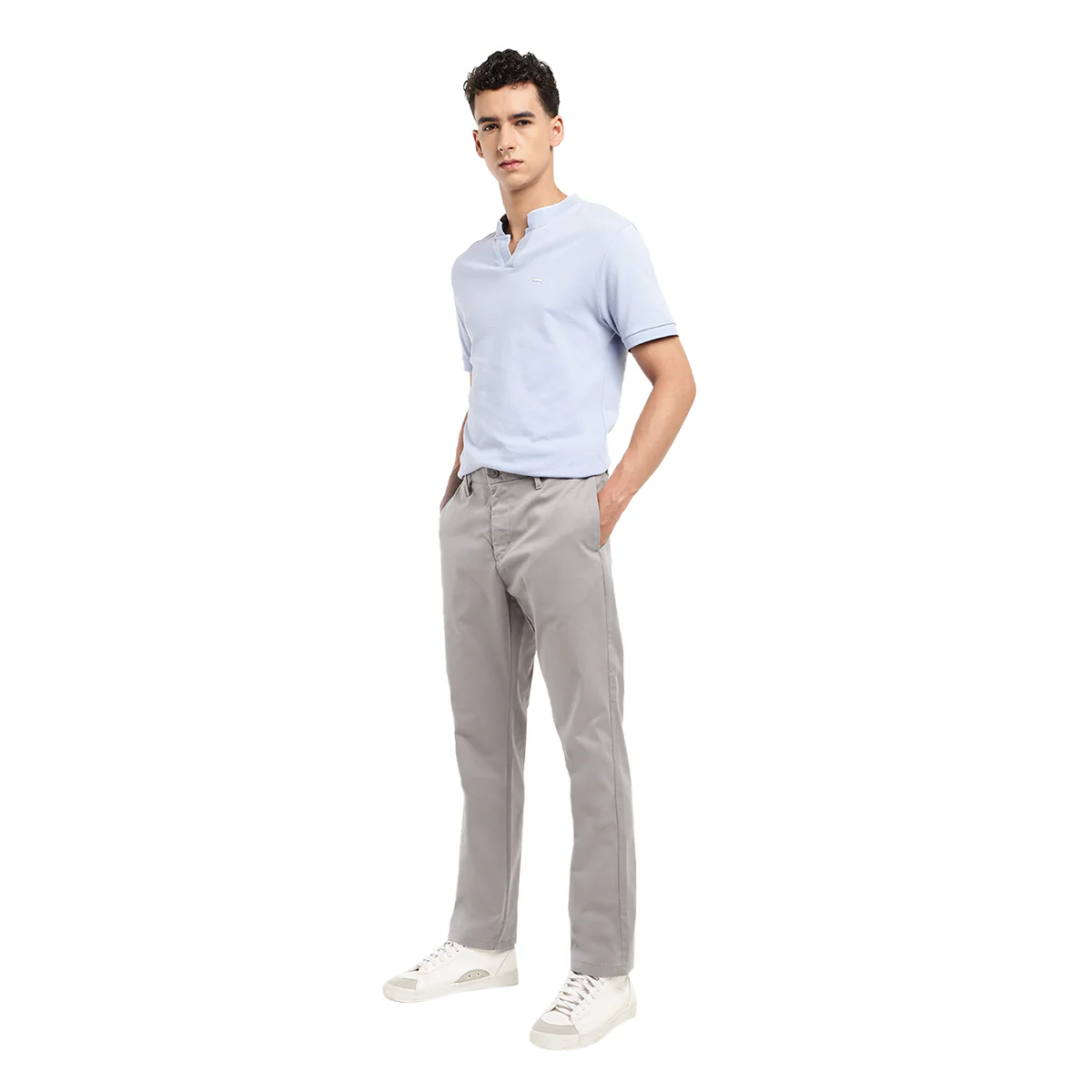Men's Grey Tapered Chinos - Image 6