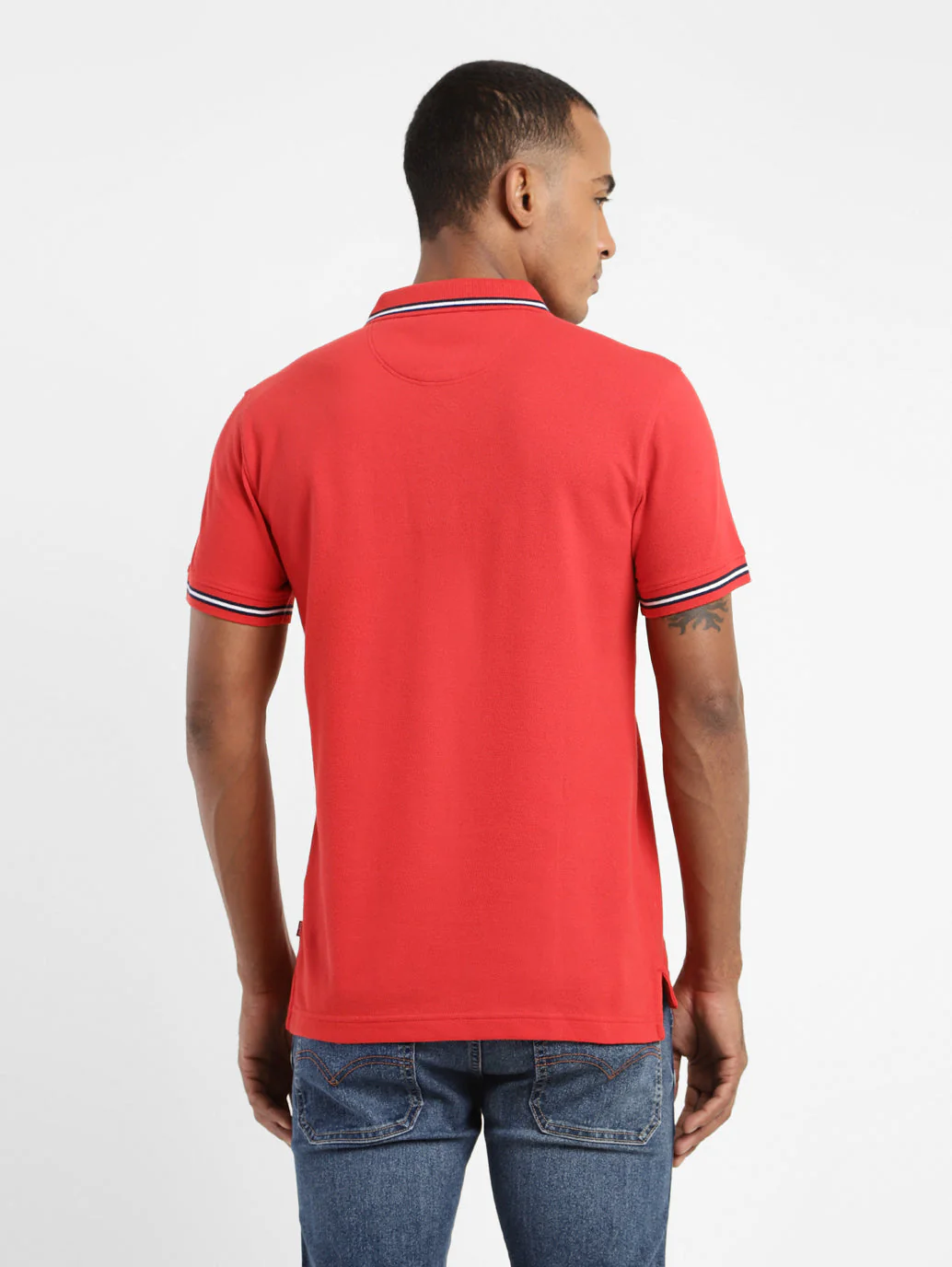 Men's Solid Regular Fit T-shirt - Image 3