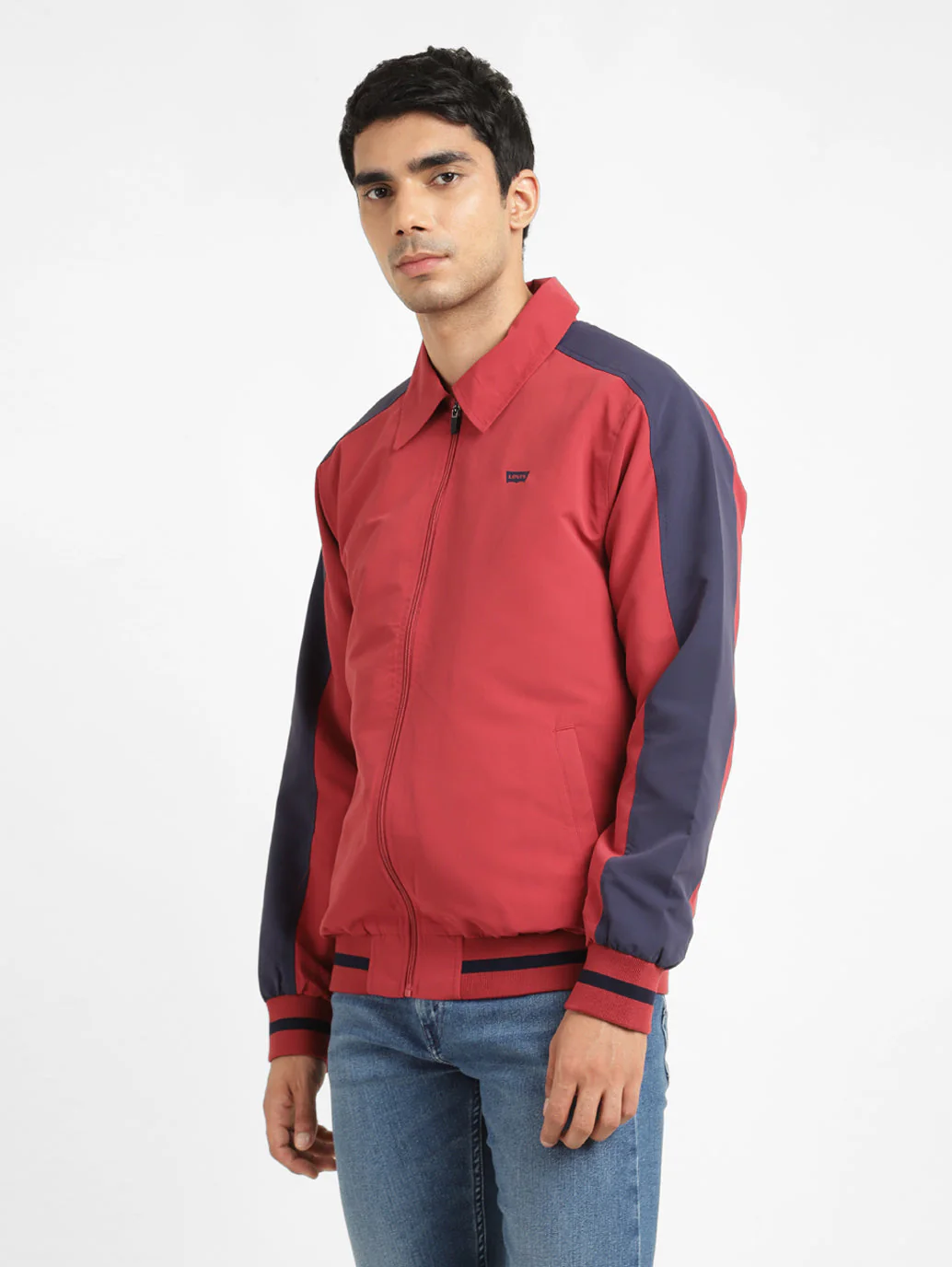 Mens Crew Neck Printed Tailored Jacket - Image 4