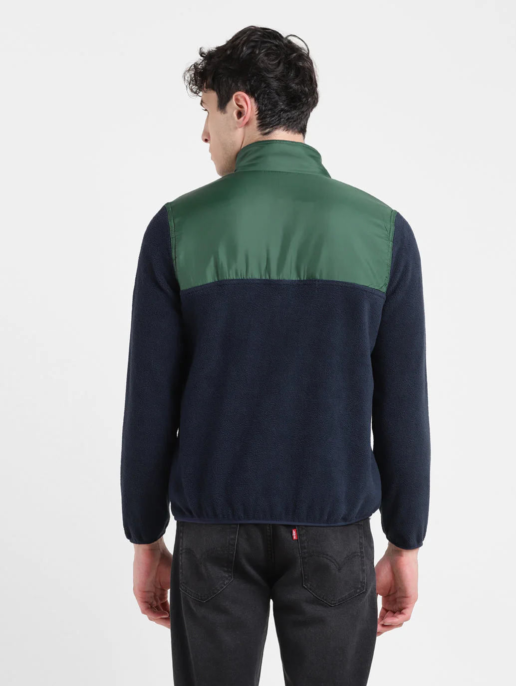 Men's Crew Neck Printed Jacket - Image 3