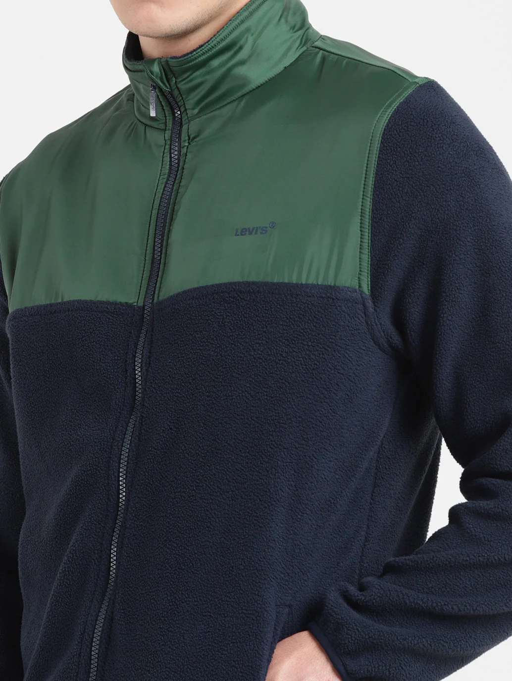 Men's Crew Neck Printed Jacket - Image 5