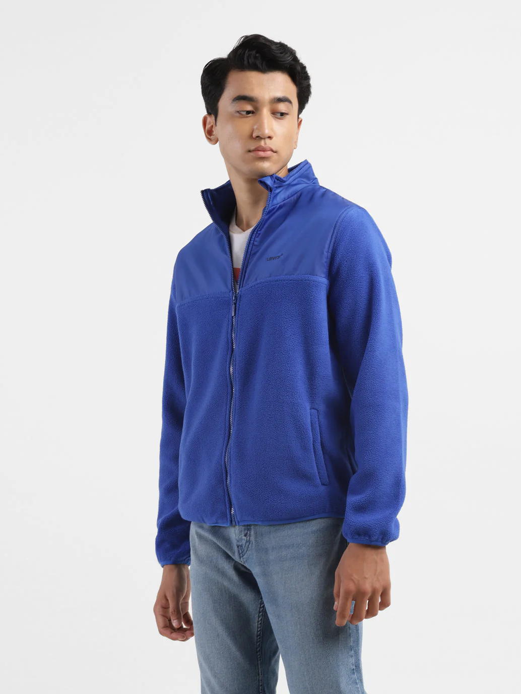 Mens Crew Neck Printed Tailored Jacket - Image 4
