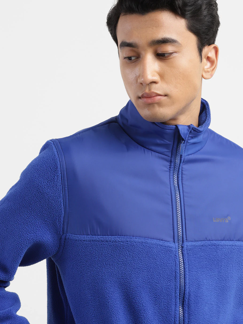 Mens Crew Neck Printed Tailored Jacket - Image 5