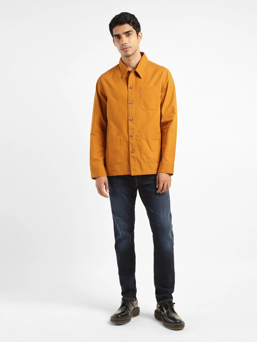 Men's Solid Full Sleeve Shacket - Image 6