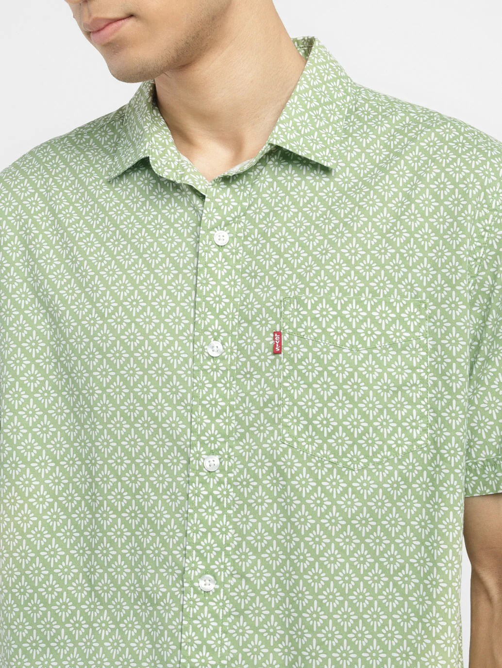 Men's Jacquard Slim Fit Shirt - Image 4
