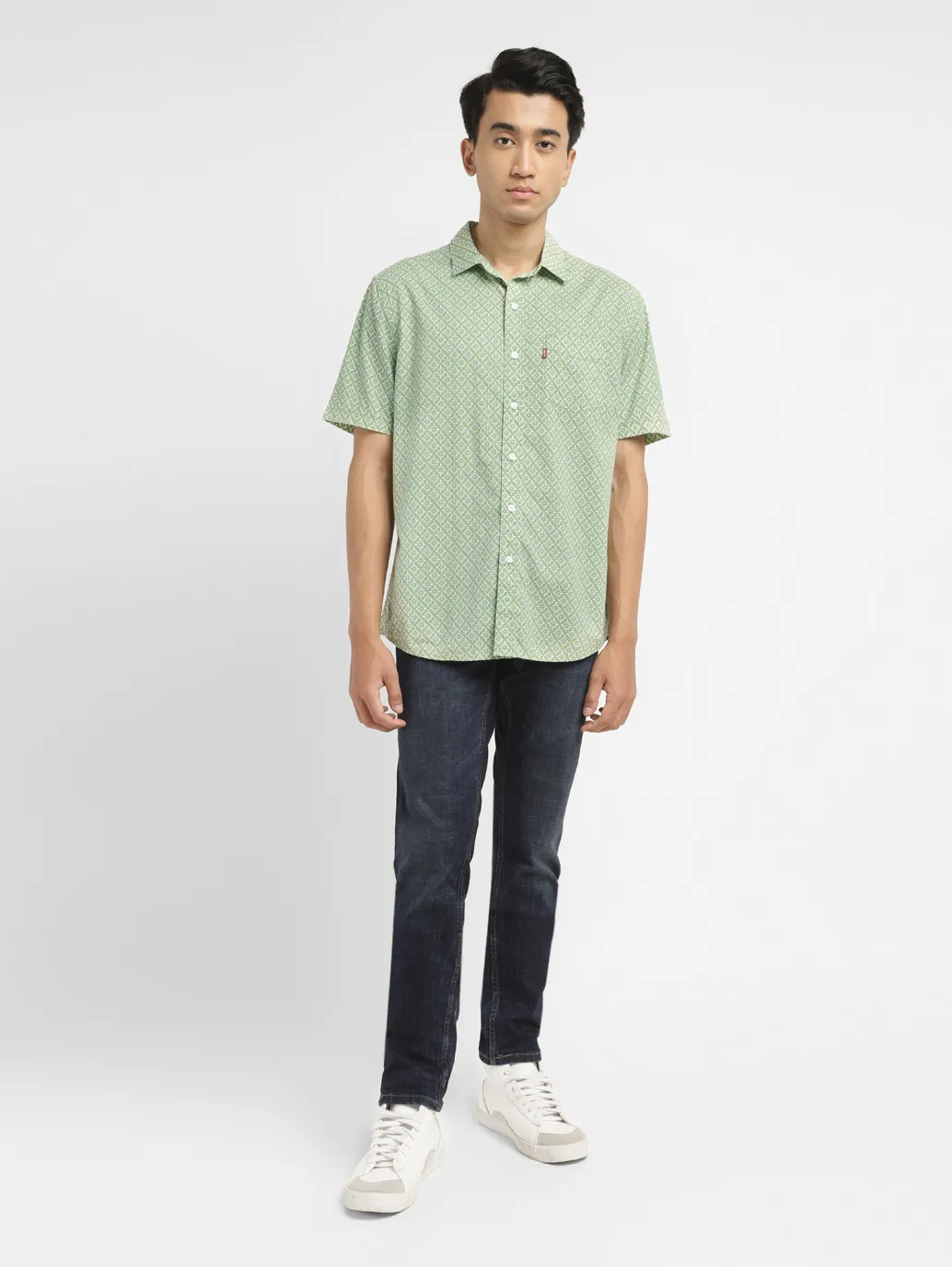 Men's Jacquard Slim Fit Shirt - Image 6