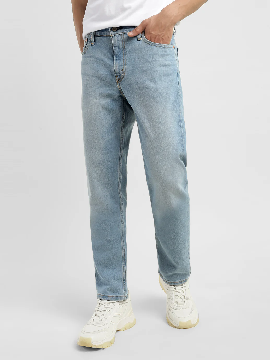 Men's 511 Blue Slim Fit Mid Rise Jeans - Image 8