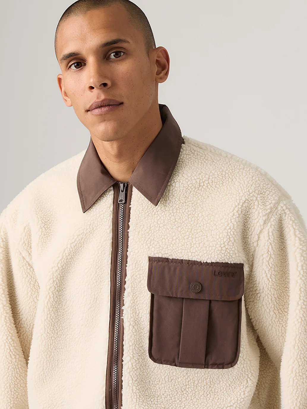 Men's Joonie Sherpa Jacket - Image 3
