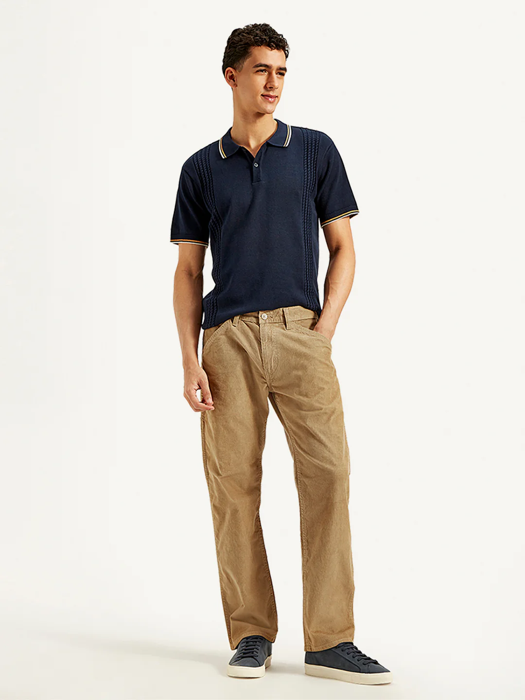 Men's 505 Khaki Straight Fit Corduroy Utility Pants