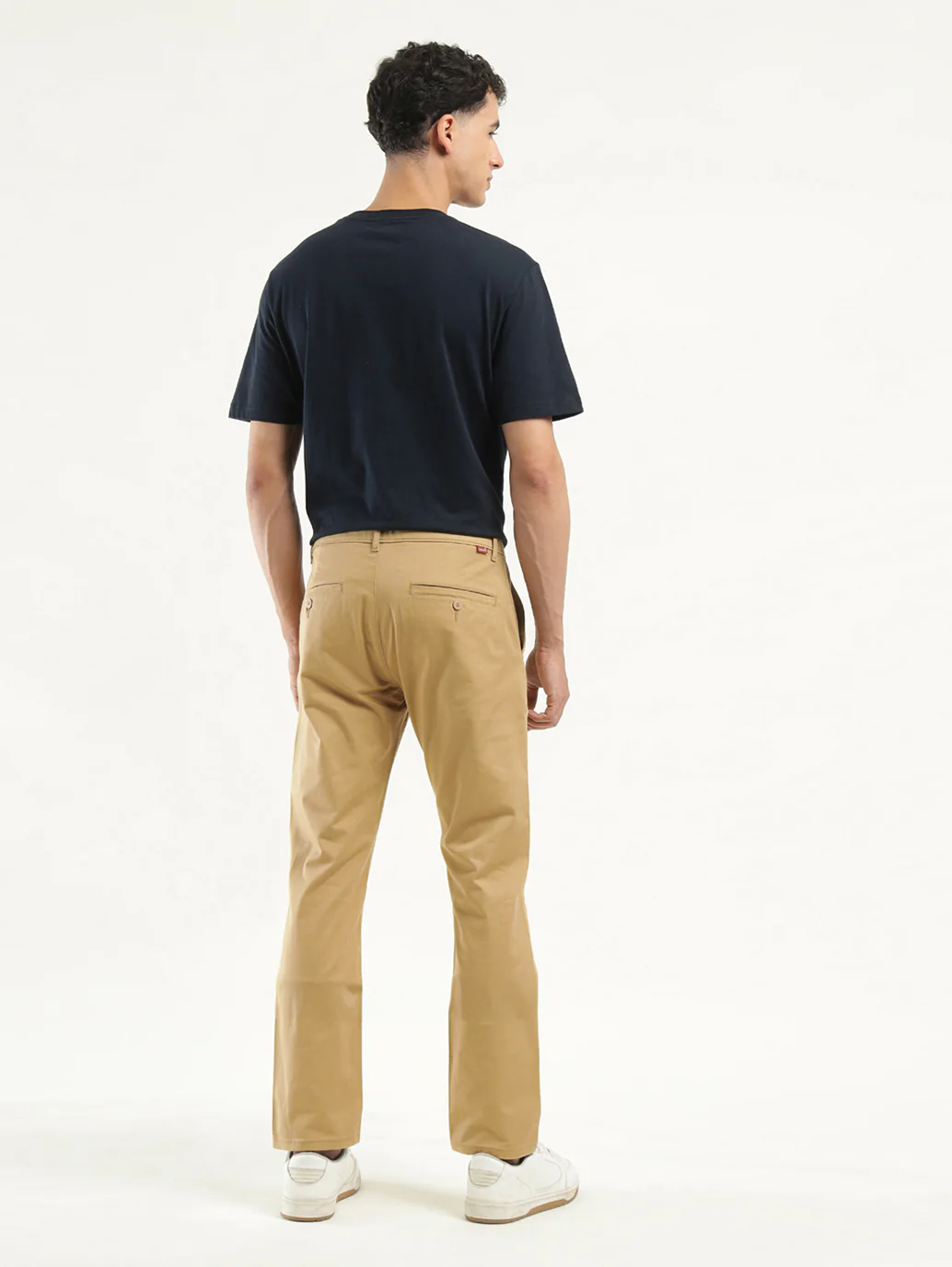 Men's Khaki Slim Fit Chinos - Image 3