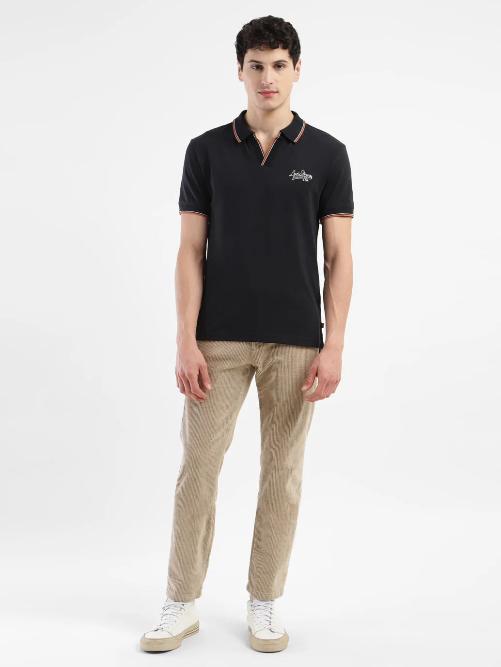 Men's Khaki Slim Fit Chinos - Image 10
