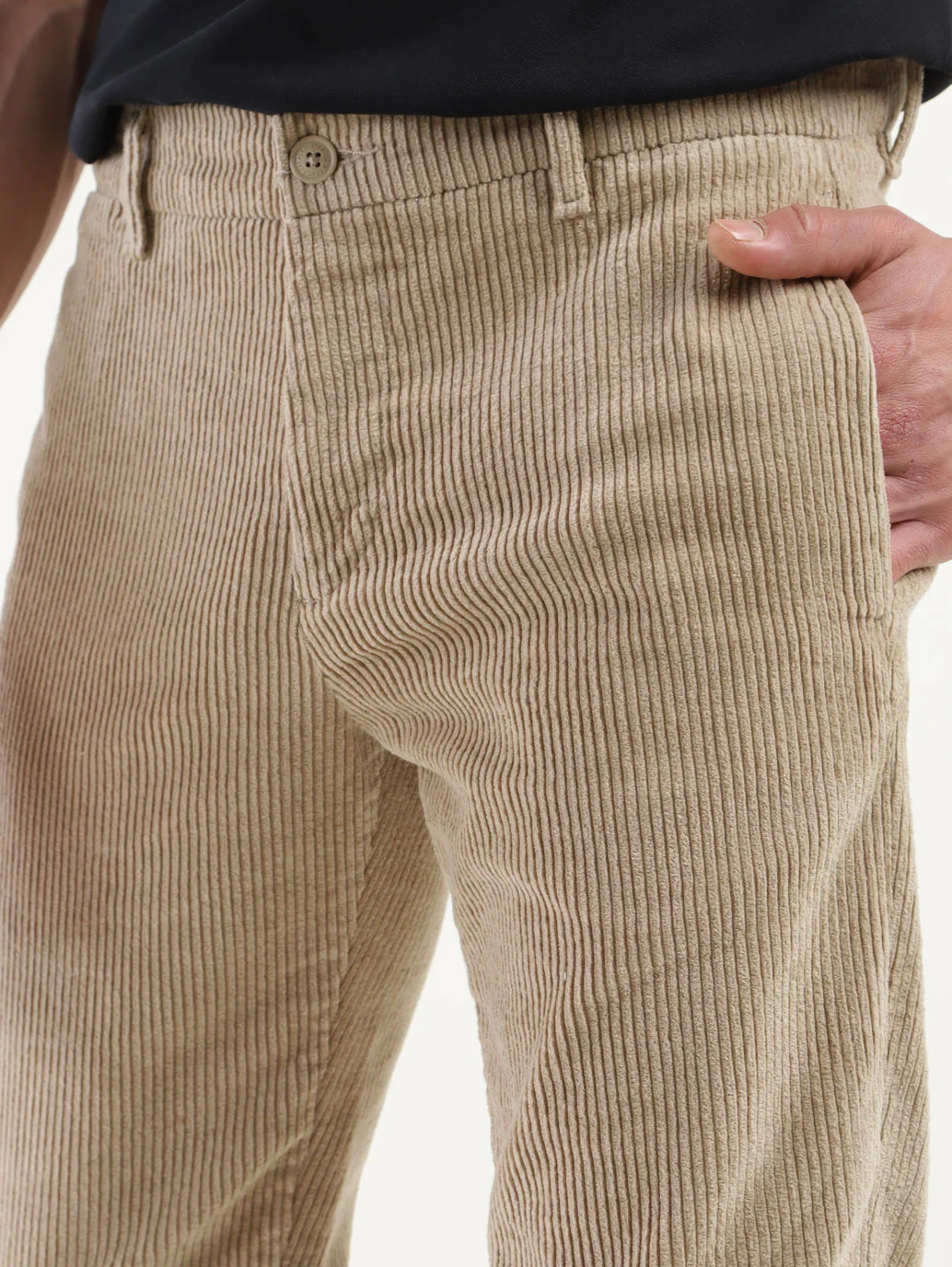 Men's Khaki Slim Fit Chinos - Image 5