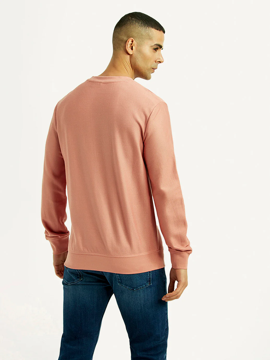 Men's Redloop Knitted Crew Neck Sweatshirt - Image 2