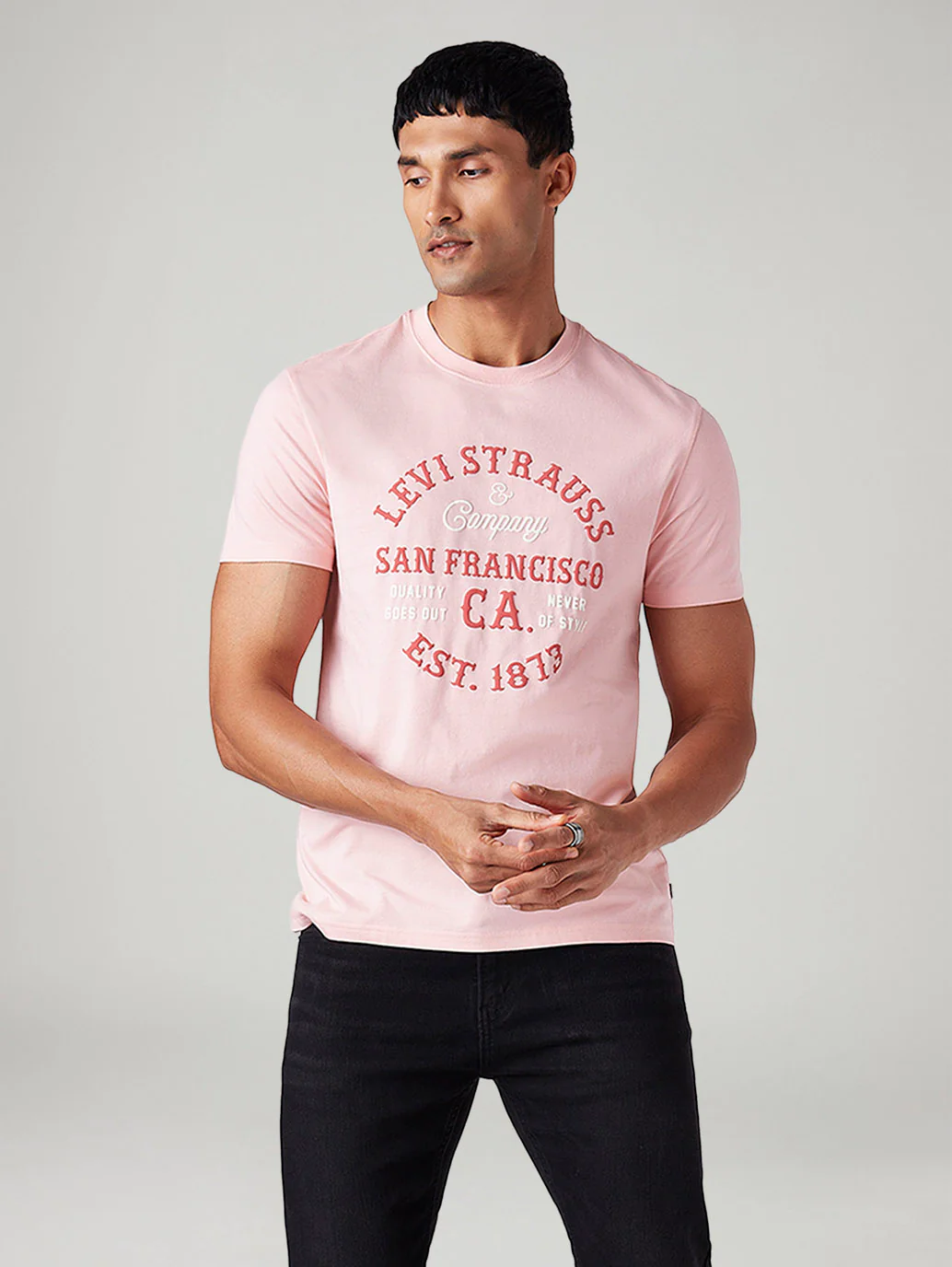 Men's Knitted Slim Fit T-Shirt