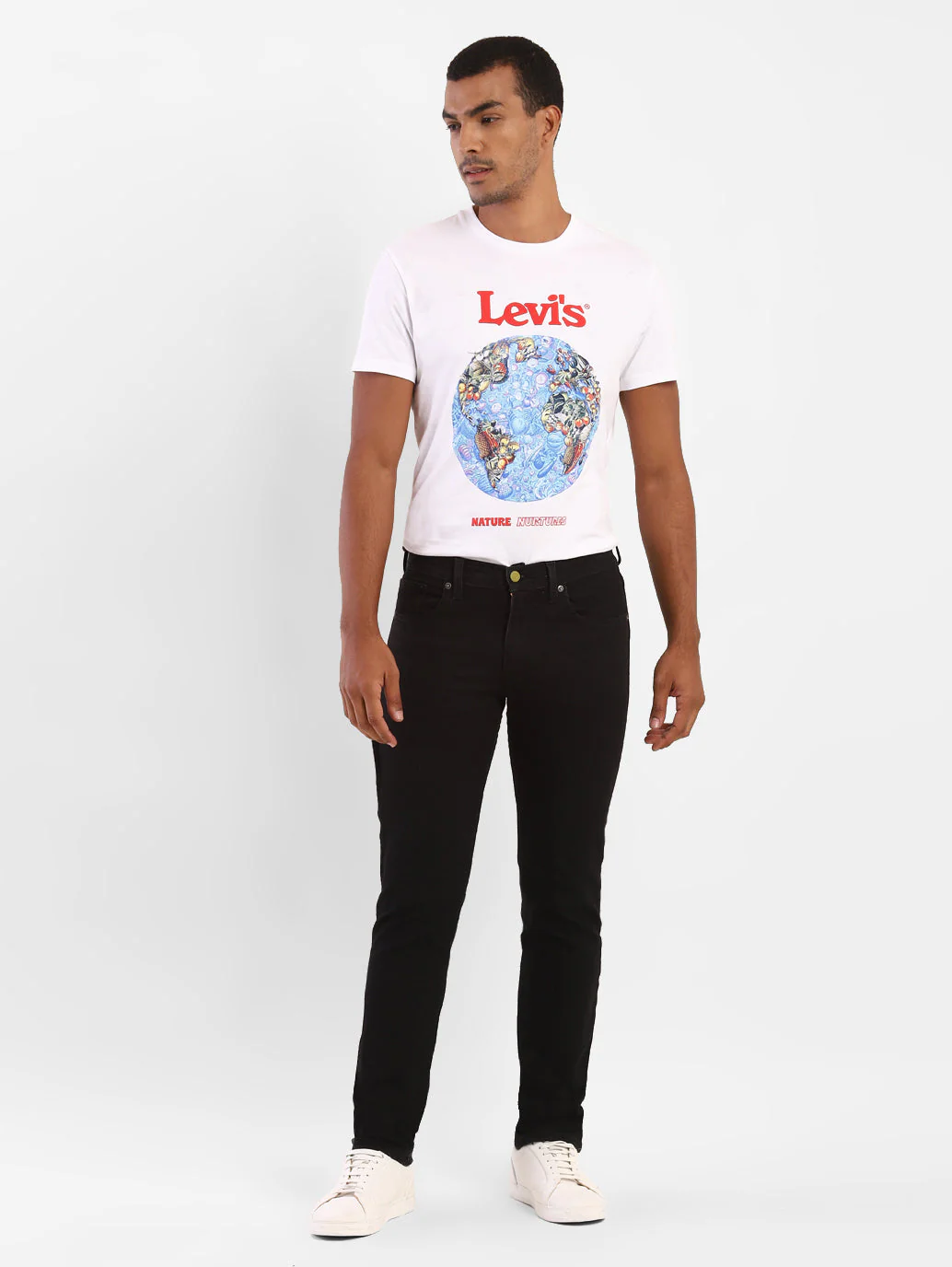 Men's 511 Black Slim Fit Mid Rise Jeans - Image 2