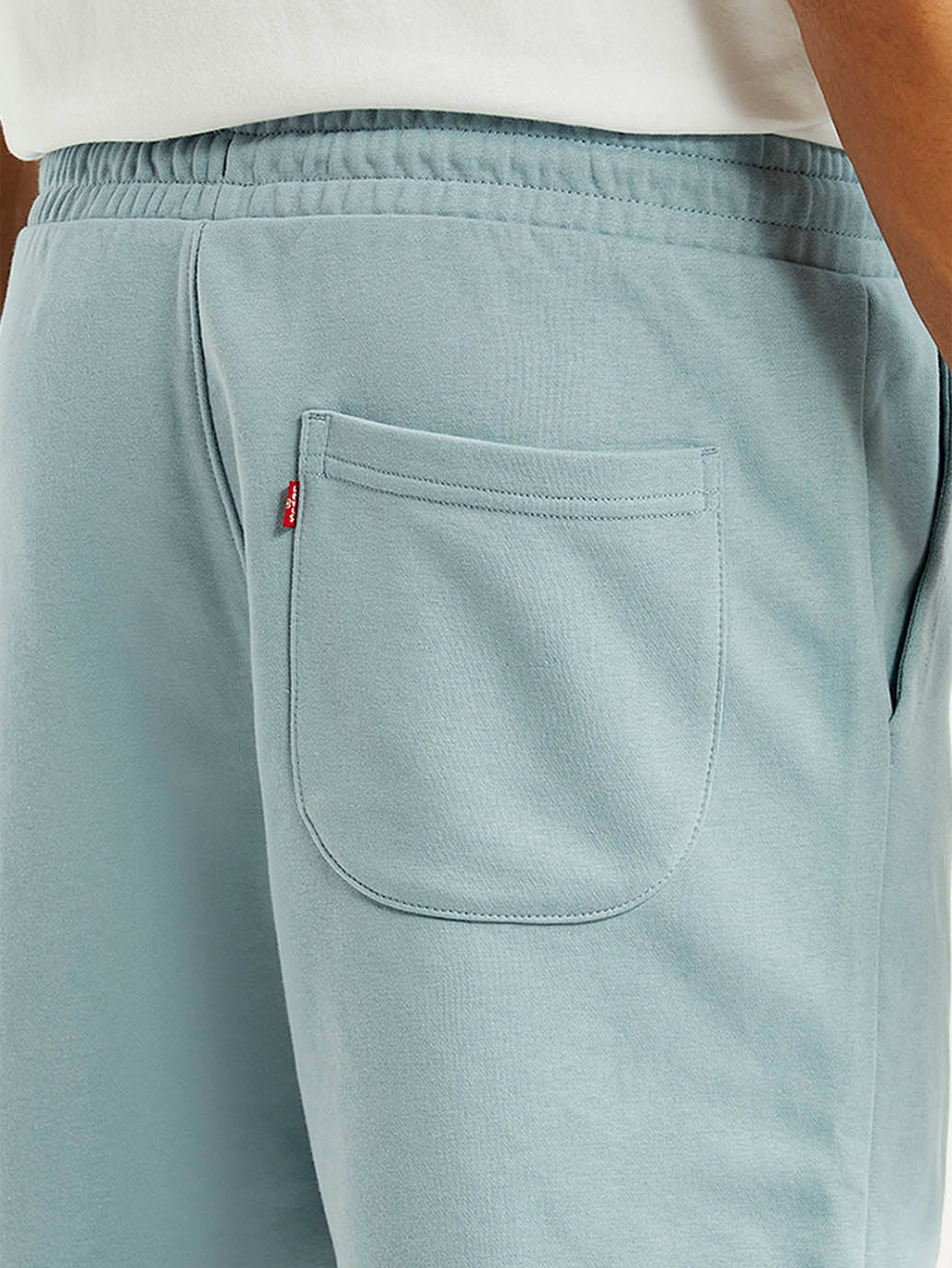 Men's Light Blue Regular Fit Shorts - Image 5