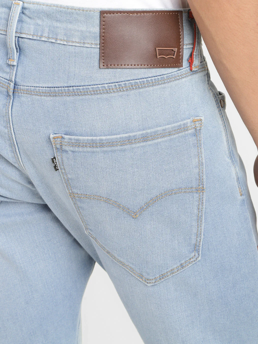 Men's Redloop Blue Skinny Fit Mid Rise Jeans - Image 6