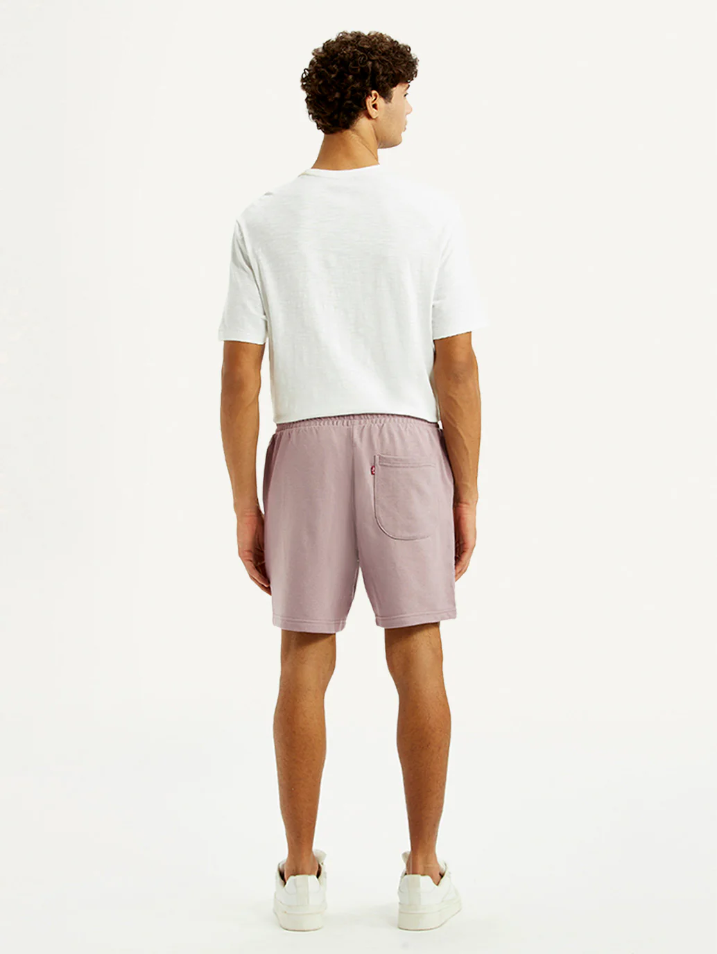 Men's Light Pink Regular Fit Shorts - Image 4