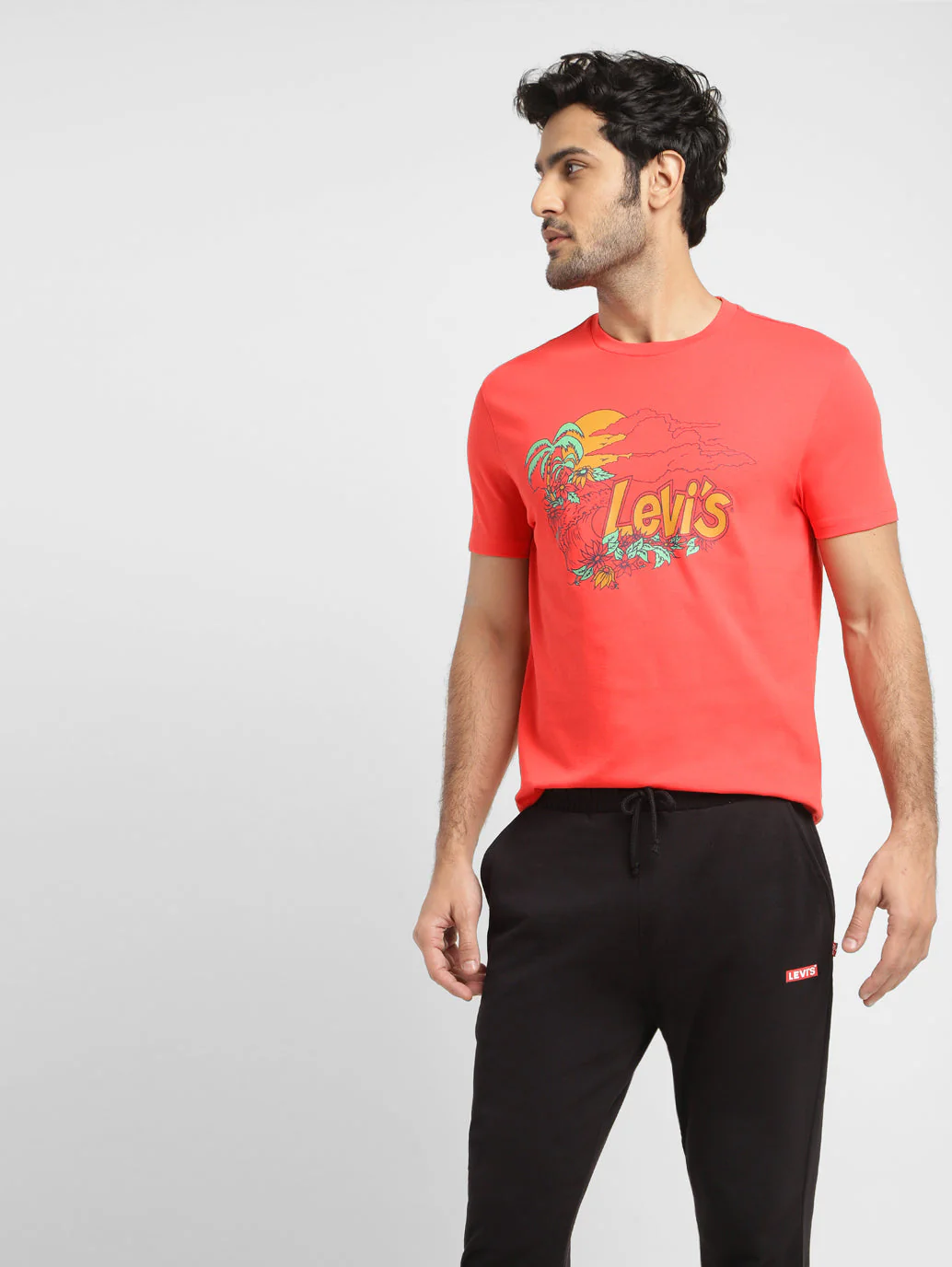 Men's Graphic Print Slim Fit T-shirt - Image 2