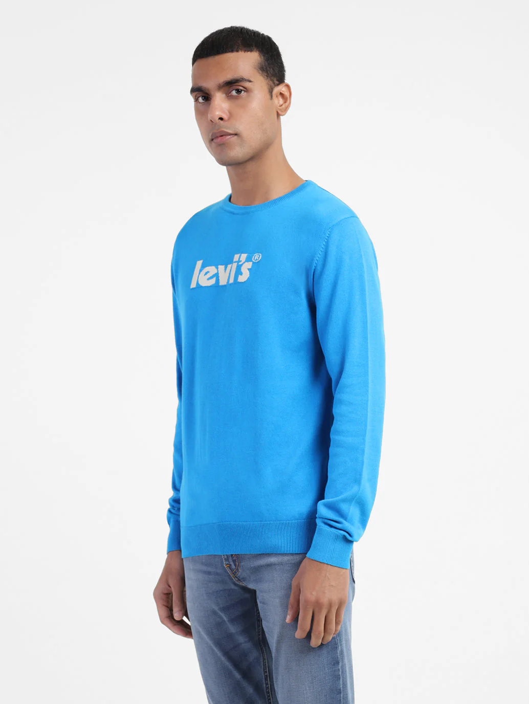 Men's Brand Logo Crew Neck Sweater - Image 4