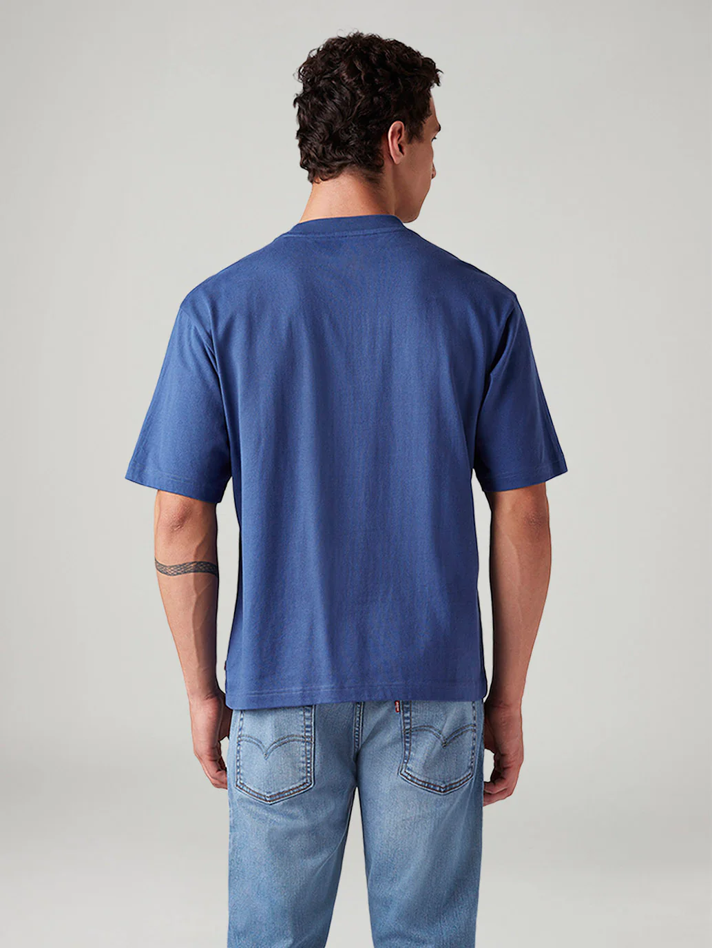 Men's Logo Printed Loose Fit T-Shirt - Image 3