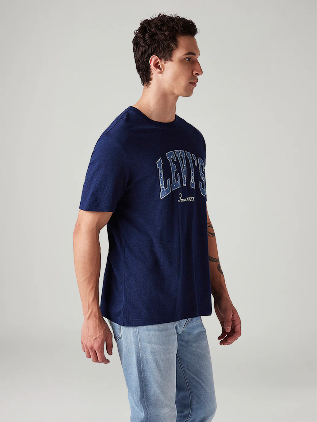 Men's Logo Printed Regular Fit T-Shirt - Image 5