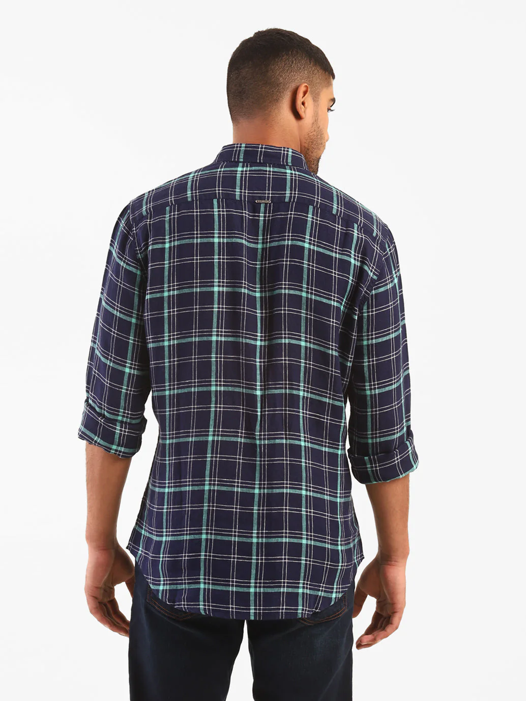 Men's Checkered Slim Fit Shirt - Image 3