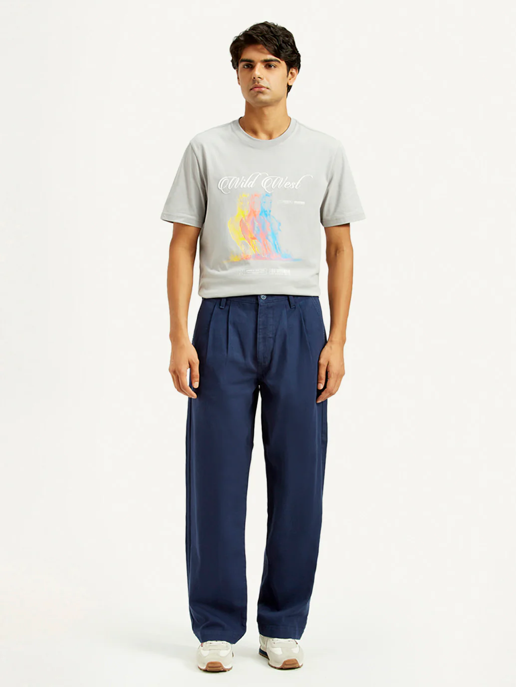 Men's Loose Fit Mid Rise Chinos - Image 2
