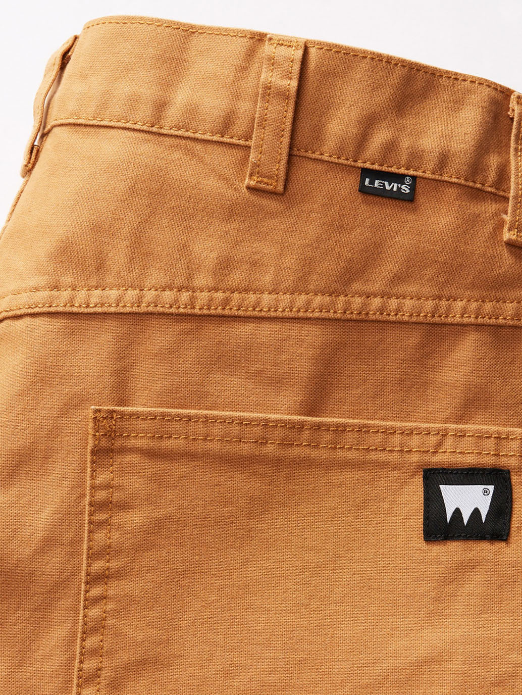 Men's Tan Brown Loose Fit Mid Rise Jeans - Image 4