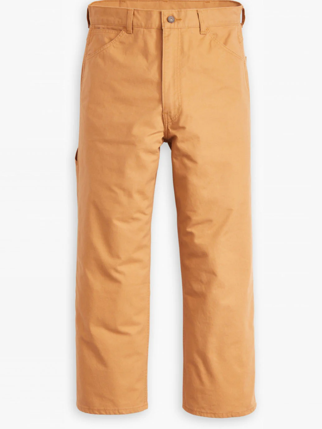 Men's Tan Brown Loose Fit Mid Rise Jeans - Image 5