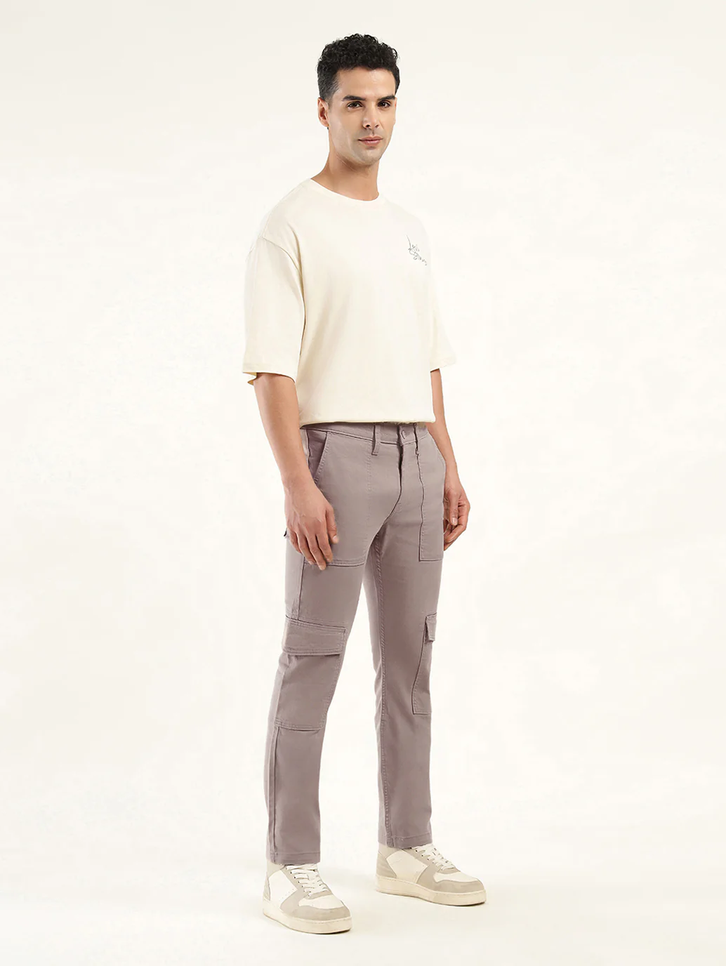 Men's Slim Fit Cargo Trousers - Image 5