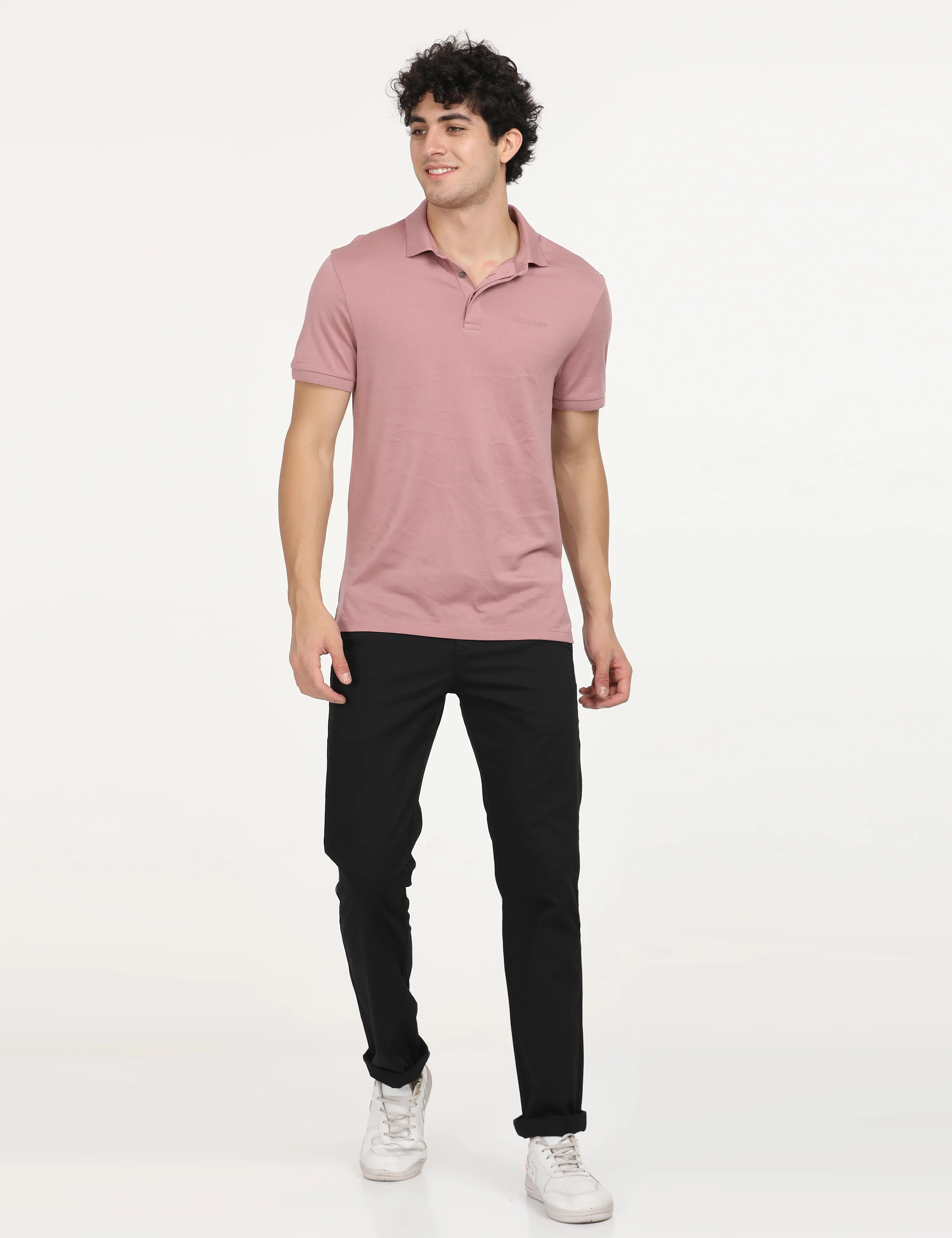 Men's Black Slim Fit Chinos - Image 6