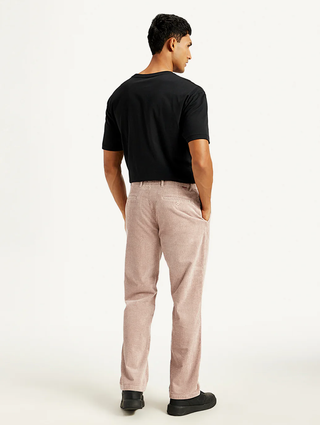 Men's Light Pink Straight Fit Chinos - Image 4