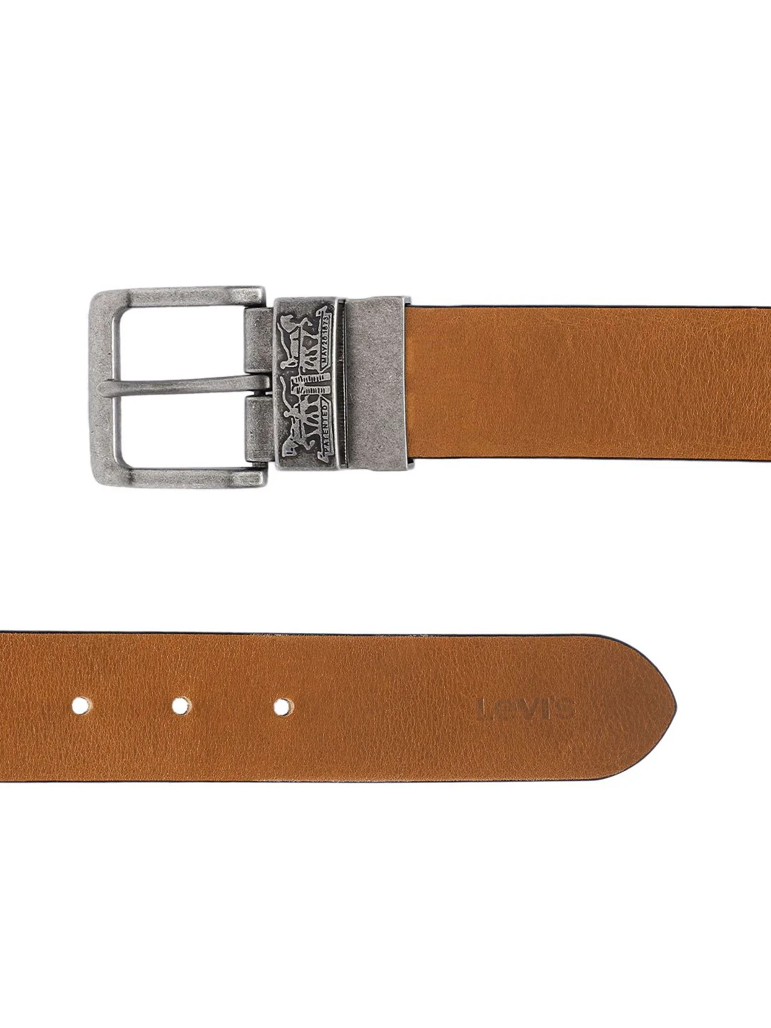 Men's Multicolored Reversible Belt - Image 4