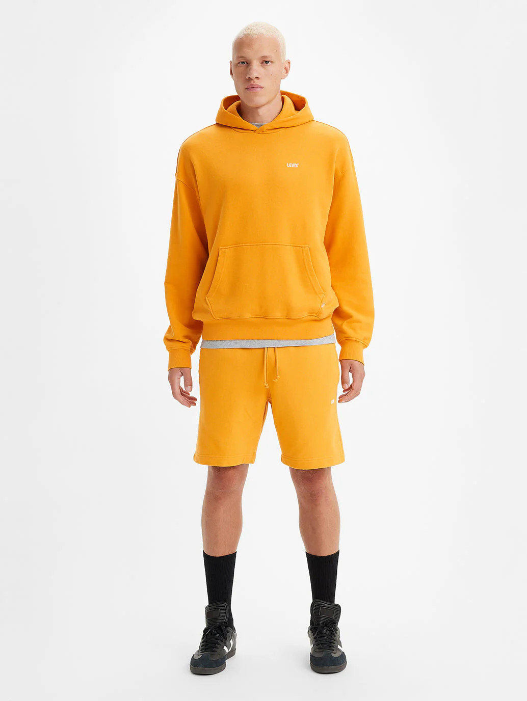 Men's Mustard Regular Fit Shorts - Image 4