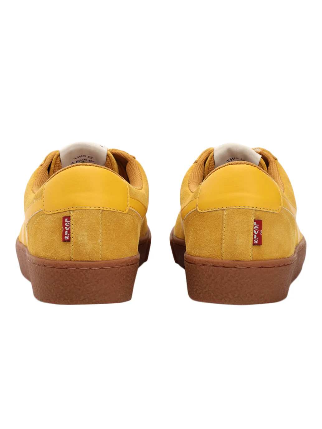 Men's Mustard Solid Sneakers - Image 5
