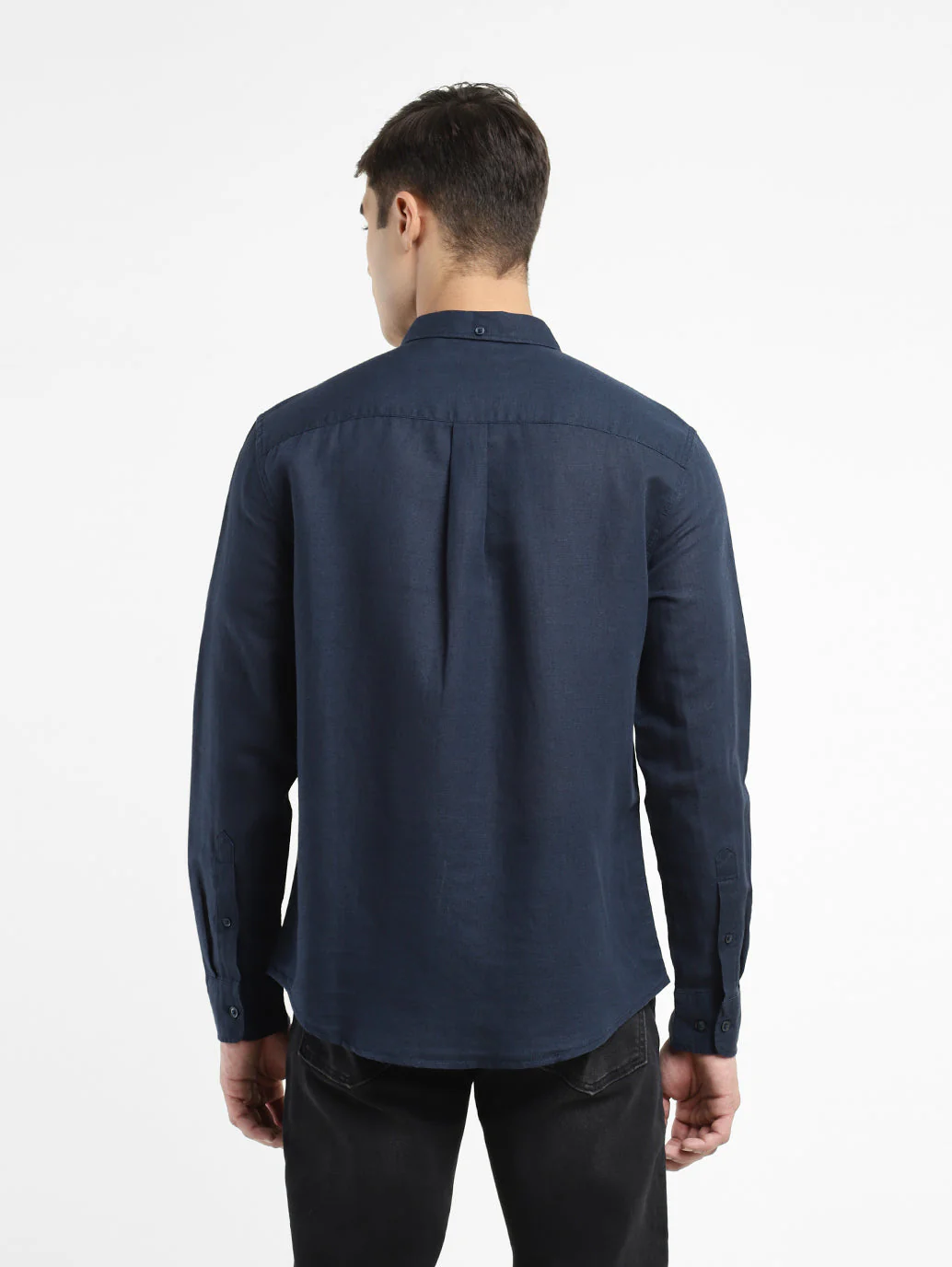 Men's Solid Regular Fit Shirt - Image 3