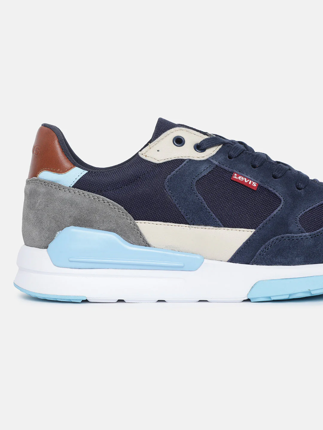 Men's Navy Colorblock Shoes - Image 2