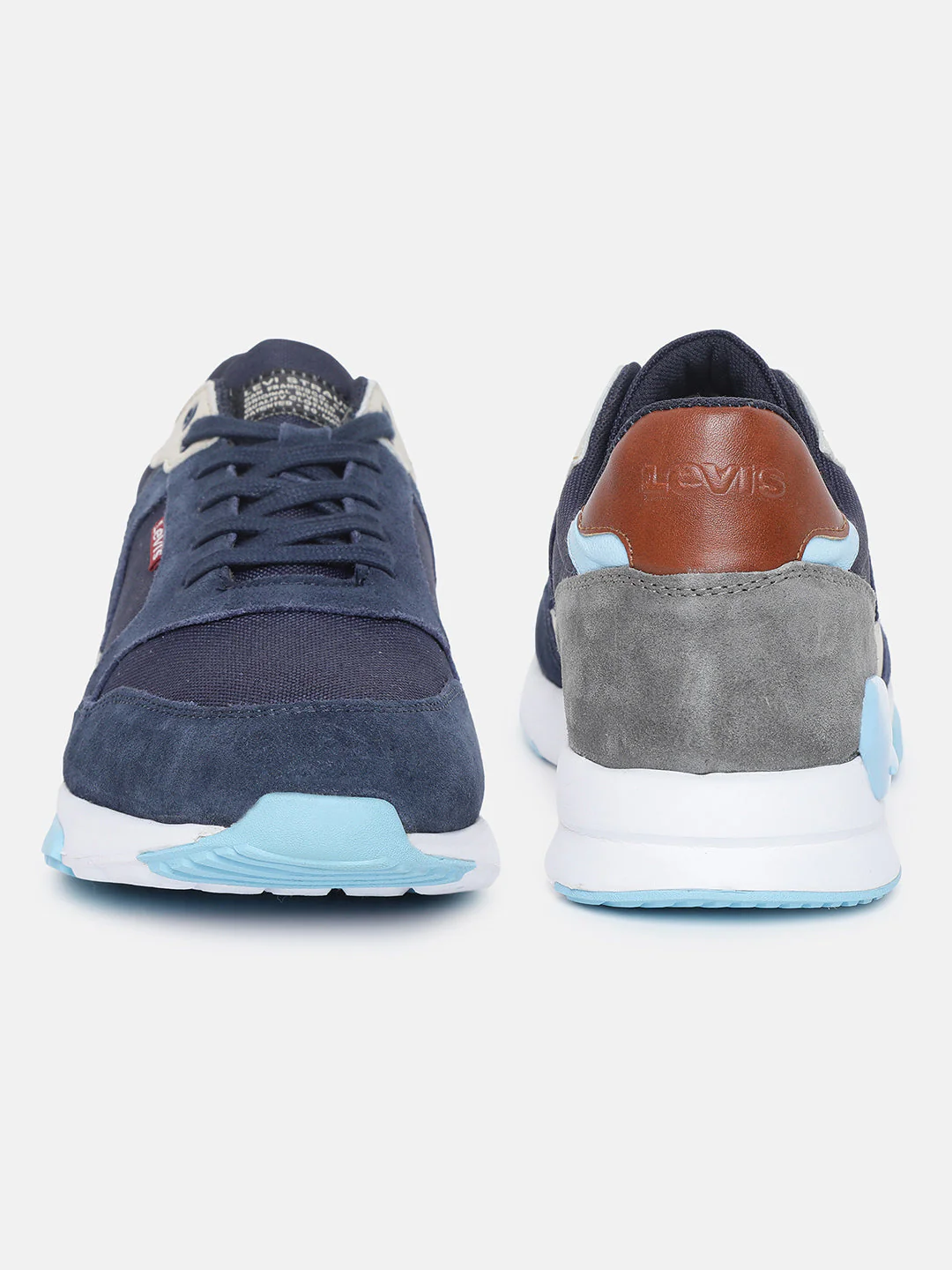 Men's Navy Colorblock Shoes - Image 3