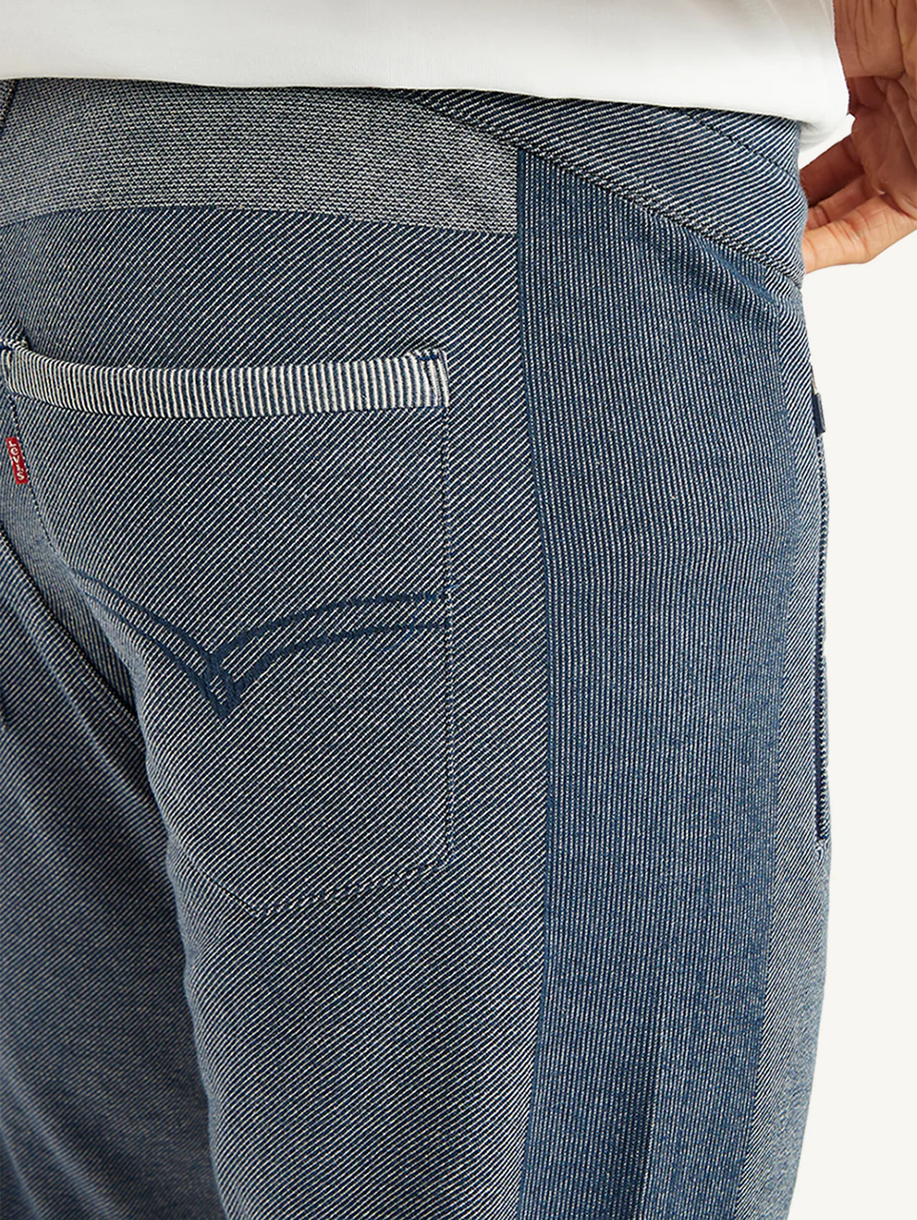 Men's Navy Jogger Trousers - Image 5