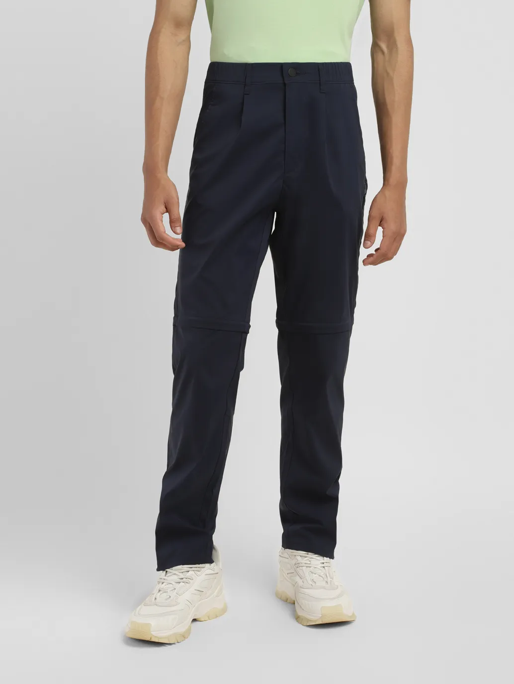 Men's Navy Regular Fit Detachable Cargo - Image 3