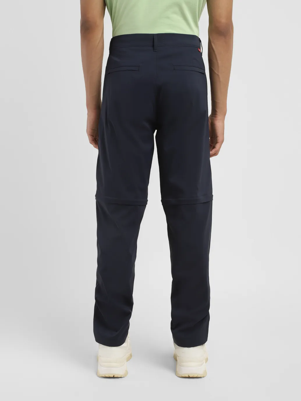 Men's Navy Regular Fit Detachable Cargo - Image 4