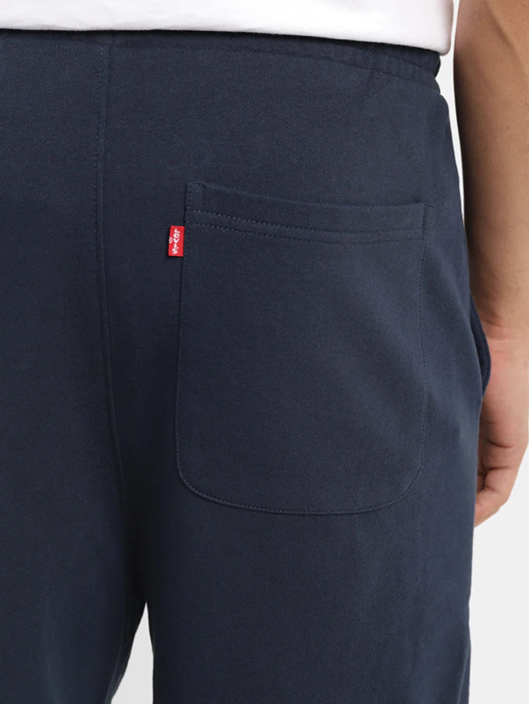 Men's Navy Regular Fit Shorts - Image 5