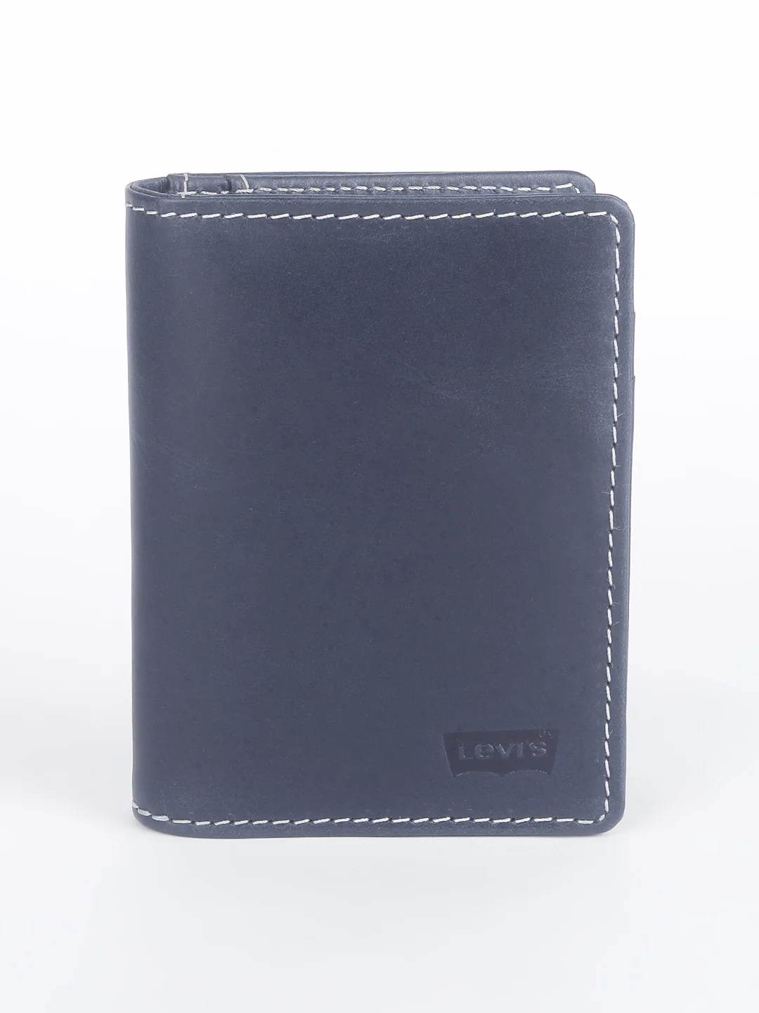 Men's Navy Solid Card Holder - Image 2