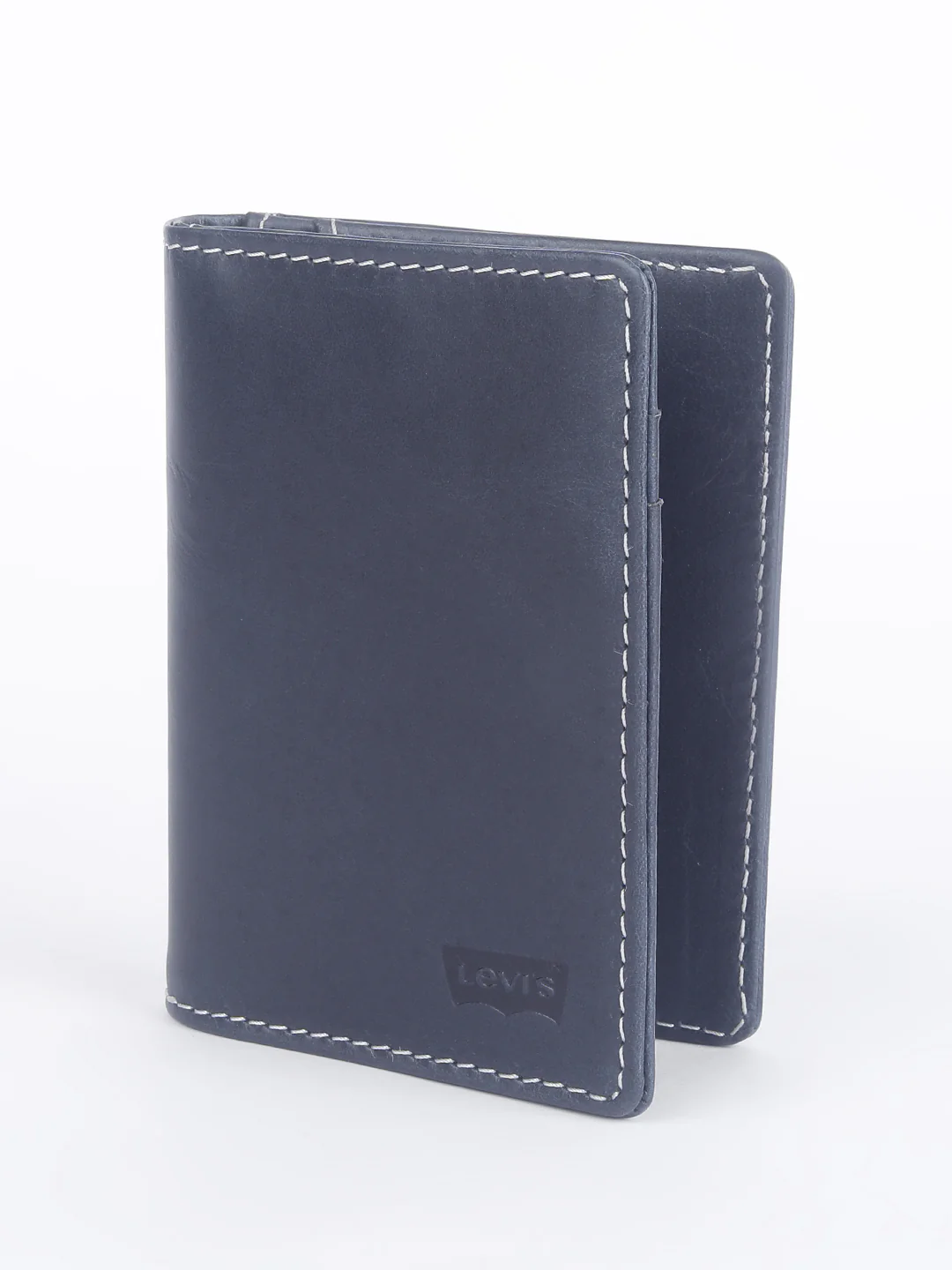 Men's Navy Solid Card Holder - Image 3