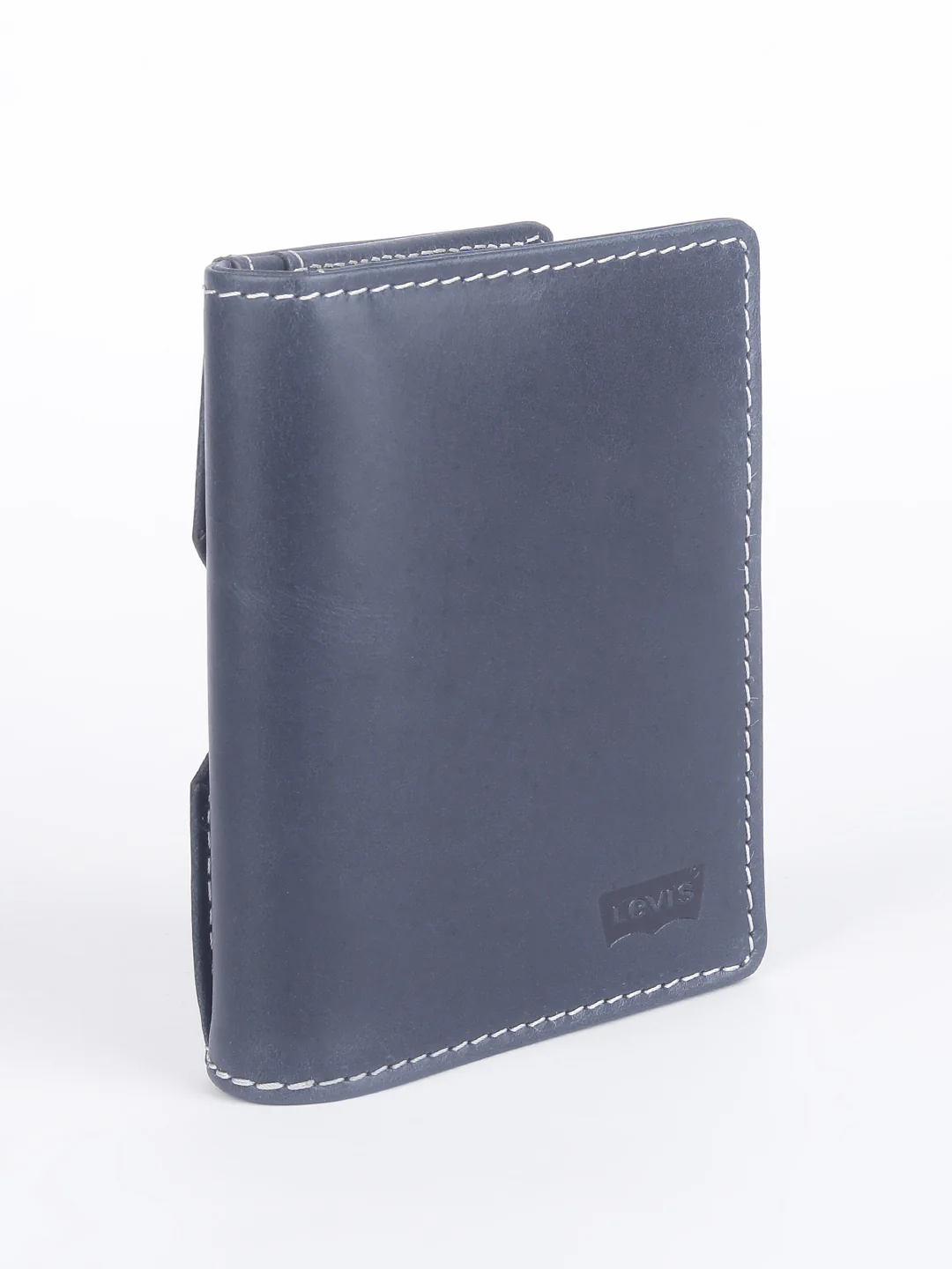 Men's Navy Solid Card Holder - Image 4