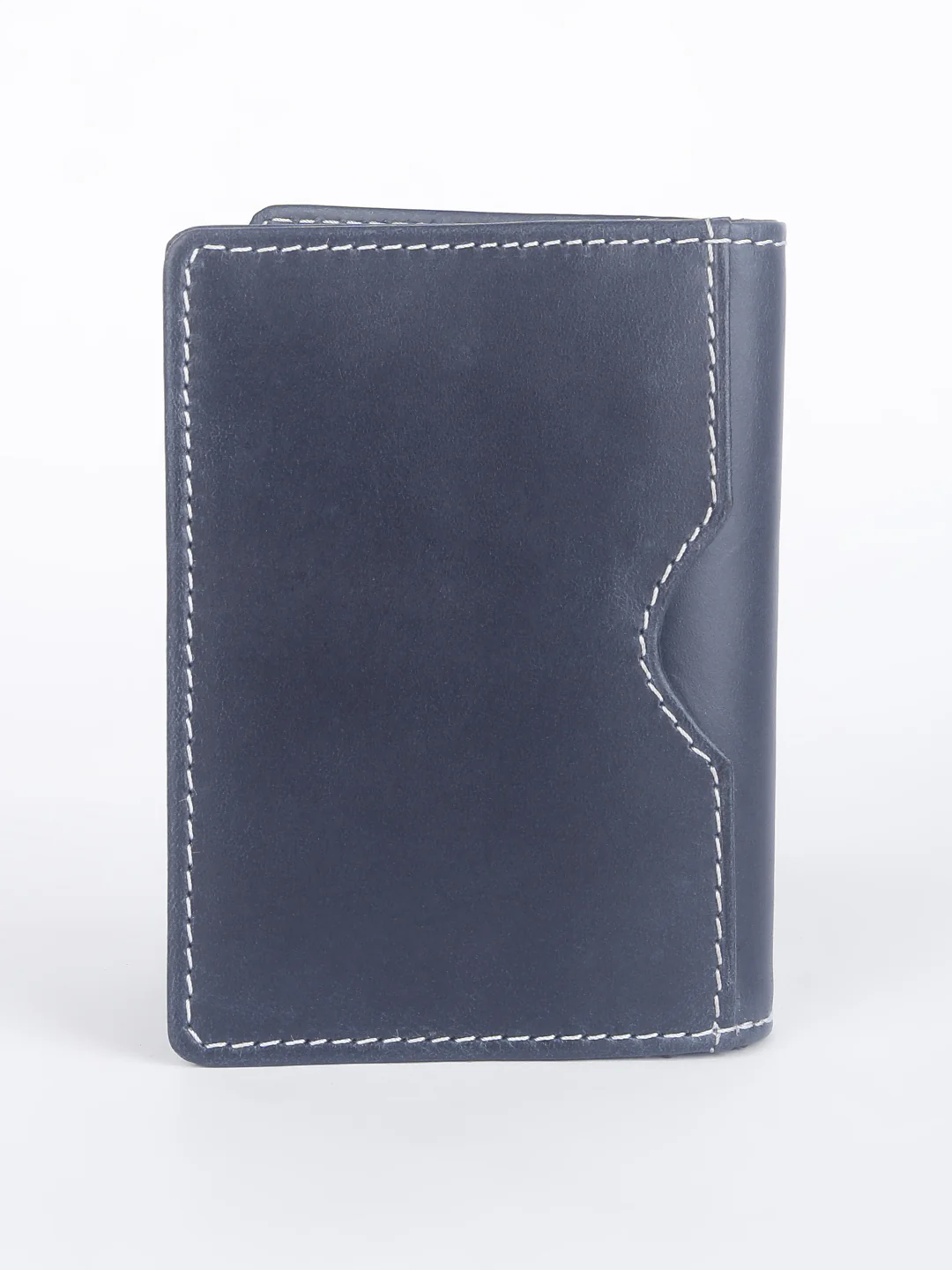 Men's Navy Solid Card Holder - Image 5